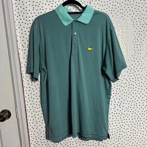 Masters Green Collar Shirt